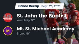 Recap: St. John the Baptist  vs. Mt. St. Michael Academy  2021