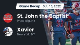 Recap: St. John the Baptist  vs. Xavier  2022