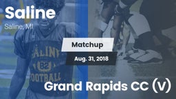 Matchup: Saline vs. Grand Rapids CC (V) 2018