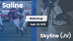 Matchup: Saline vs. Skyline (JV) 2018