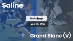 Matchup: Saline vs. Grand Blanc (V) 2018