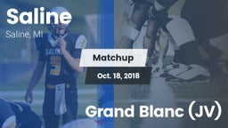 Matchup: Saline vs. Grand Blanc (JV) 2018