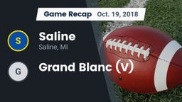 Recap: Saline  vs. Grand Blanc (V) 2018