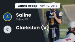 Recap: Saline  vs. Clarkston (V) 2018