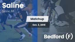 Matchup: Saline vs. Bedford (F) 2019