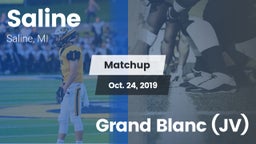 Matchup: Saline vs. Grand Blanc (JV) 2019
