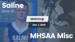 Matchup: Saline vs. MHSAA Misc 2019