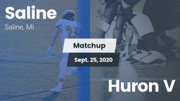 Matchup: Saline vs. Huron V 2020
