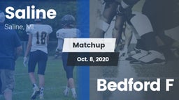Matchup: Saline vs. Bedford F 2020
