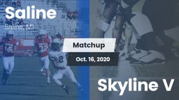 Matchup: Saline vs. Skyline V 2020