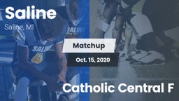 Matchup: Saline vs. Catholic Central F 2020