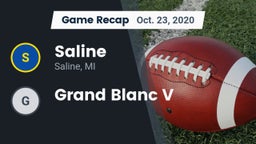 Recap: Saline  vs. Grand Blanc V 2020