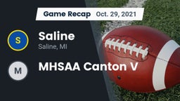 Recap: Saline  vs. MHSAA Canton V 2021