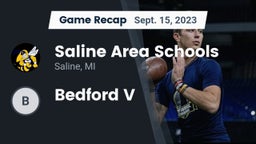 Recap: Saline Area Schools vs. Bedford V 2023