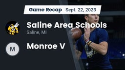 Recap: Saline Area Schools vs. Monroe V 2023