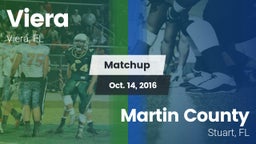Matchup: Viera vs. Martin County  2016