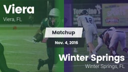 Matchup: Viera vs. Winter Springs  2016