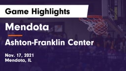 Mendota  vs Ashton-Franklin Center  Game Highlights - Nov. 17, 2021