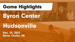 Byron Center  vs Hudsonville  Game Highlights - Dec. 23, 2023