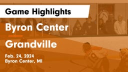 Byron Center  vs Grandville  Game Highlights - Feb. 24, 2024