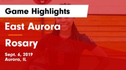 East Aurora  vs Rosary  Game Highlights - Sept. 6, 2019