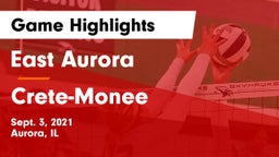 East Aurora  vs Crete-Monee  Game Highlights - Sept. 3, 2021