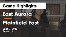 East Aurora  vs Plainfield East  Game Highlights - Sept. 7, 2022
