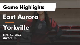 East Aurora  vs Yorkville  Game Highlights - Oct. 13, 2023