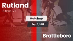 Matchup: Rutland vs. Brattleboro 2017