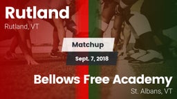 Matchup: Rutland vs. Bellows Free Academy  2018