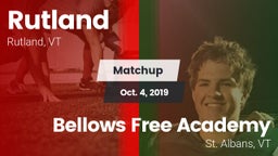 Matchup: Rutland vs. Bellows Free Academy  2019