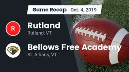 Recap: Rutland  vs. Bellows Free Academy  2019