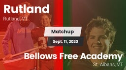 Matchup: Rutland vs. Bellows Free Academy  2020