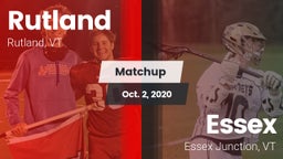 Matchup: Rutland vs. Essex  2020