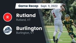 Recap: Rutland  vs. Burlington  2022