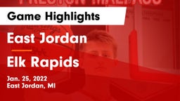 East Jordan  vs Elk Rapids  Game Highlights - Jan. 25, 2022