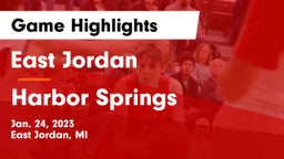 East Jordan  vs Harbor Springs  Game Highlights - Jan. 24, 2023