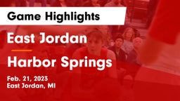 East Jordan  vs Harbor Springs  Game Highlights - Feb. 21, 2023