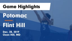 Potomac  vs Flint Hill  Game Highlights - Dec. 28, 2019