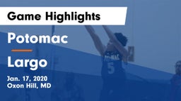 Potomac  vs Largo  Game Highlights - Jan. 17, 2020