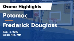 Potomac  vs Frederick Douglass  Game Highlights - Feb. 4, 2020