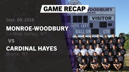 Recap: Monroe-Woodbury  vs. Cardinal Hayes  2016