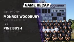 Recap: Monroe-Woodbury  vs. Pine Bush  2016