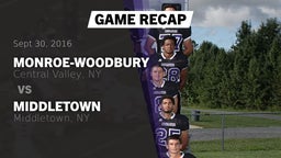 Recap: Monroe-Woodbury  vs. Middletown  2016
