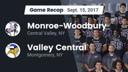 Recap: Monroe-Woodbury  vs. Valley Central  2017