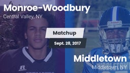 Matchup: Monroe-Woodbury vs. Middletown  2017