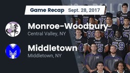Recap: Monroe-Woodbury  vs. Middletown  2017