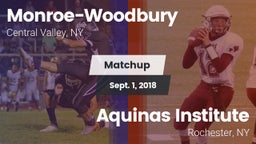 Matchup: Monroe-Woodbury vs. Aquinas Institute  2018