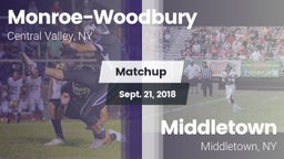 Matchup: Monroe-Woodbury vs. Middletown  2018