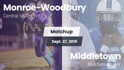 Matchup: Monroe-Woodbury vs. Middletown  2019